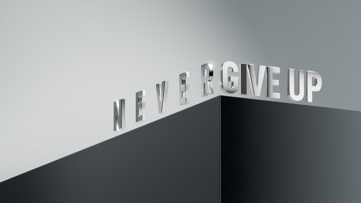 NEVER GIVE UP!

By Fakurian.com